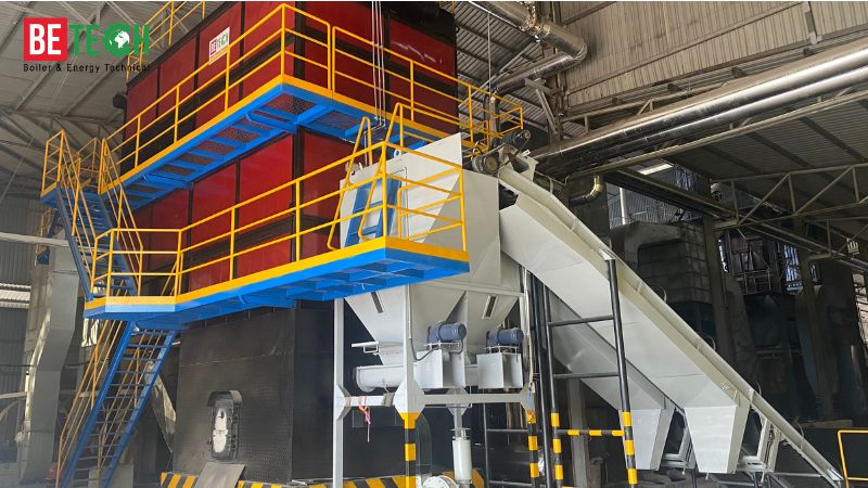 Lò hơi trong sản xuất gỗ
